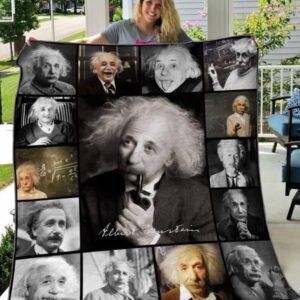 Albert Einstein Quilt Blanket Hvt060645  Quilt